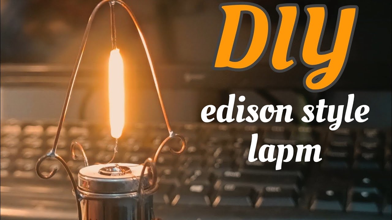 Build an aesthetic lamp with filament LED ok