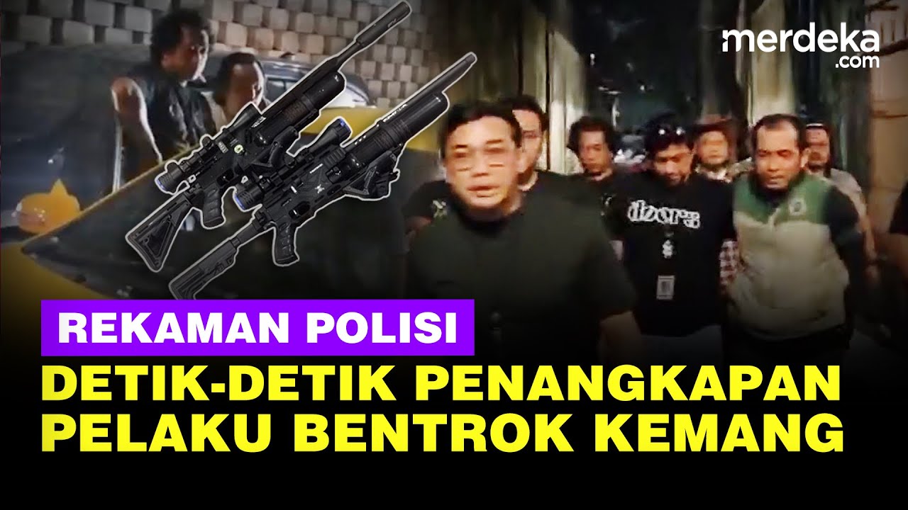Tegang! Rekaman Polisi Detik-Detik Penangkapan Pelaku Bentrok Kemang di Tengah Jalan