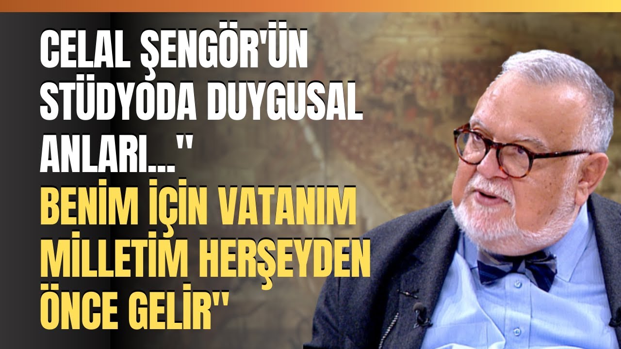 Celal Şengör'ün Stüdyoda Duygusal Anları... 