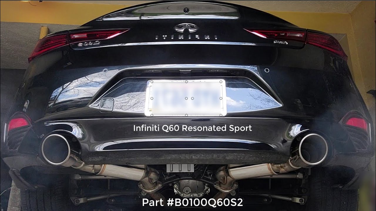 Infiniti Q60 2020 Sport Exhaust