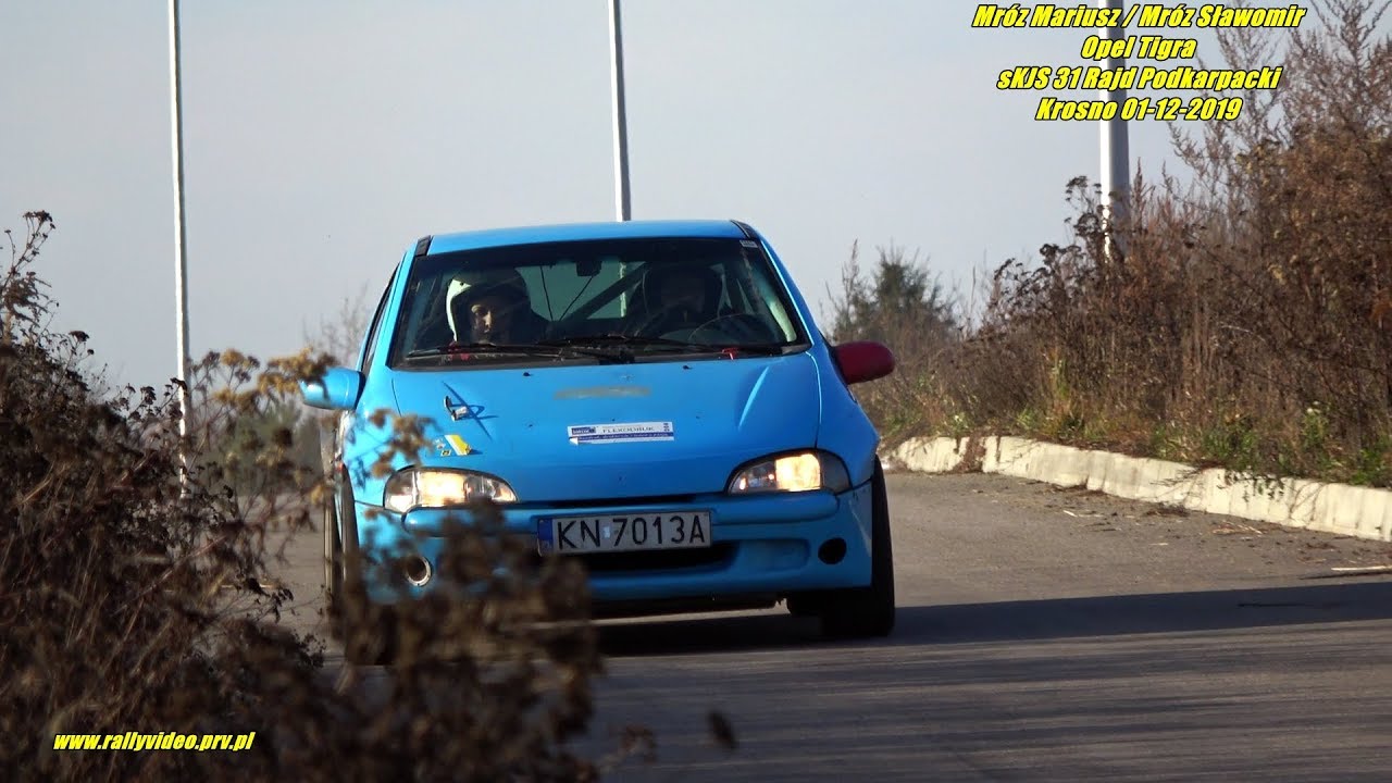 Mróz Mariusz / Mróz Monika - Opel Tigra - sKJS 31 Rajd Podkarpacki Krosno 01-12-2019