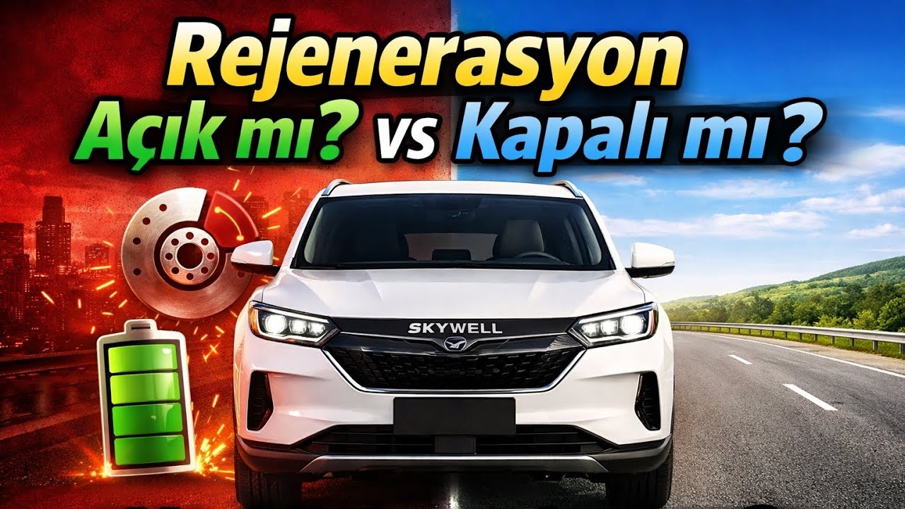 Elektrikli Araçta Rejenerasyon Nedir? Açık mı Kapalı mı Gitmeli? Gerçek Farklar!