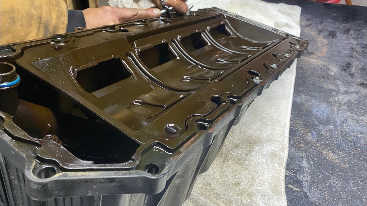Durango RT oil pan gasket replacement (& motor mounts)