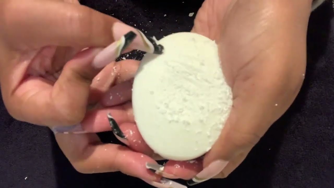 ASMR Soap Scratching Tapping & Carving w/ Long Nails