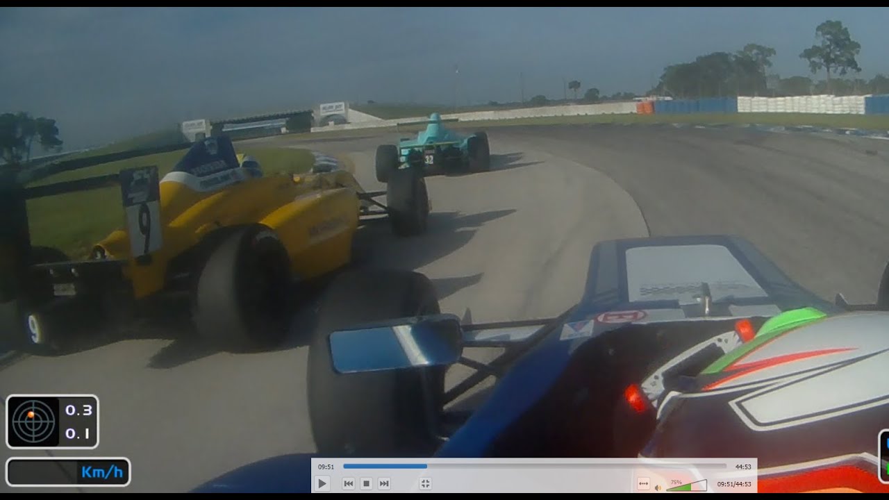 US Formula 4 F4 14.9.19 Sebring Race 1 Francisco Kiko Porto onboard by Shuntmonkey