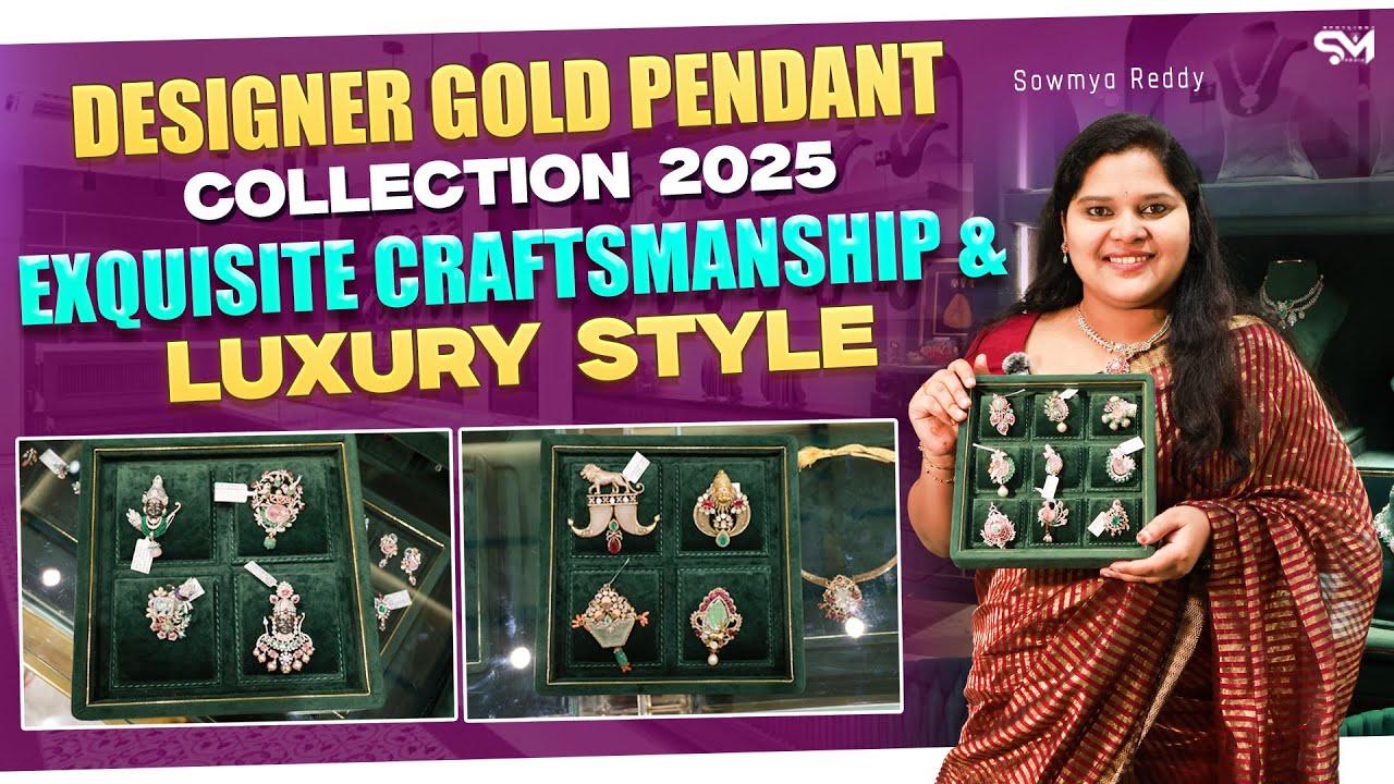 Unbelievable Craftsmanship! Unique Designer Gold Pendants You Must See 💎