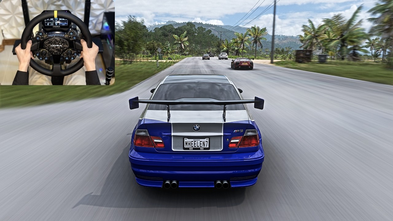 894HP BMW M3 GTR |Racing The Goliath Forza horizon 5 |Steering Wheel Gameplay