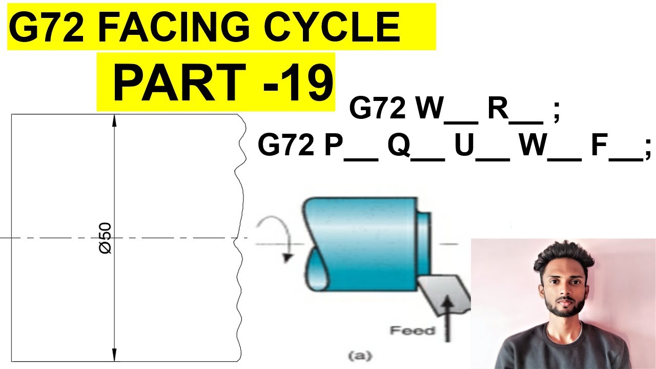 G72 FACING CYCLE IN CNC II CNC MARATHI II CNC PROGRAMING IN MARATHI II #cncmachine #cnc #CNCMARATHI
