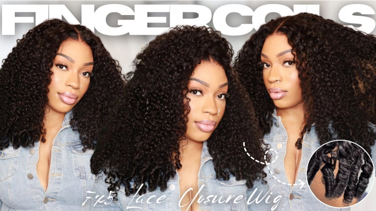 AMAZON WIG OBSESSED 😍 NEW Glueless CURLY Finger Coil Wig Beginner Friendly Ft.UNIEC