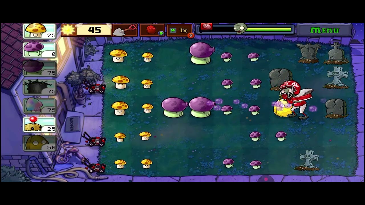 PvZ Adventure - Night (Level 6)