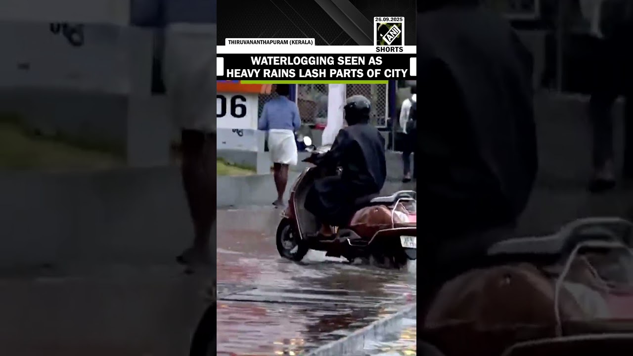 Waterlogging seen as heavy rain lashes parts of Kerala&rsquo;s Thiruvananthapuram