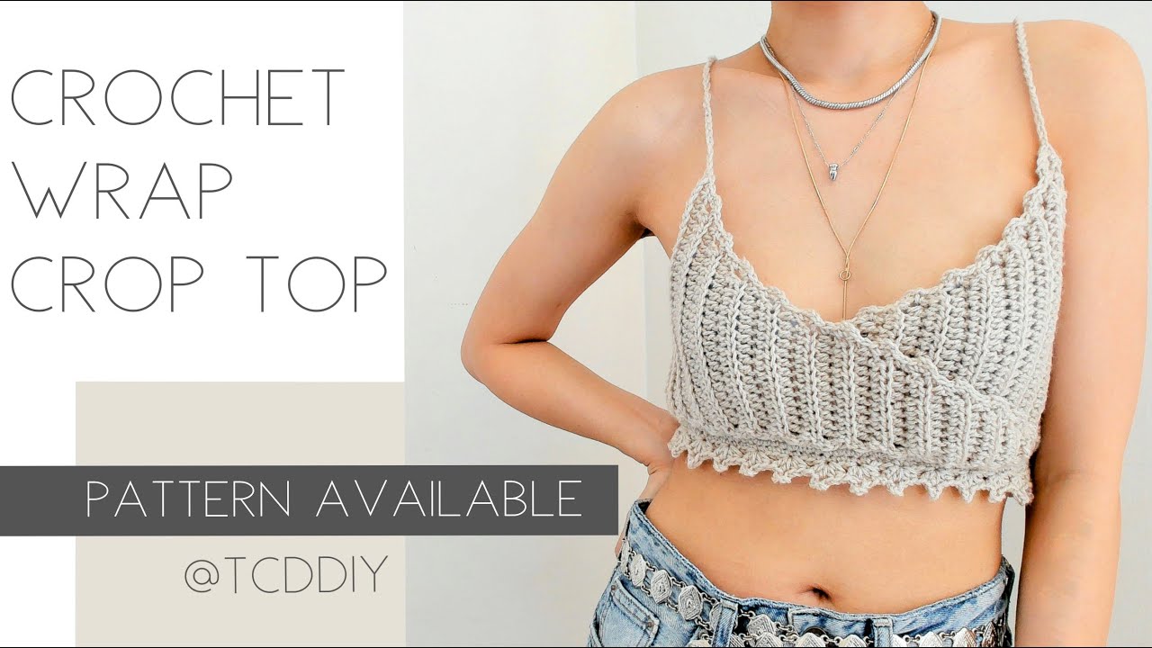 Crochet Wrap Crop Top | Tutorial DIY