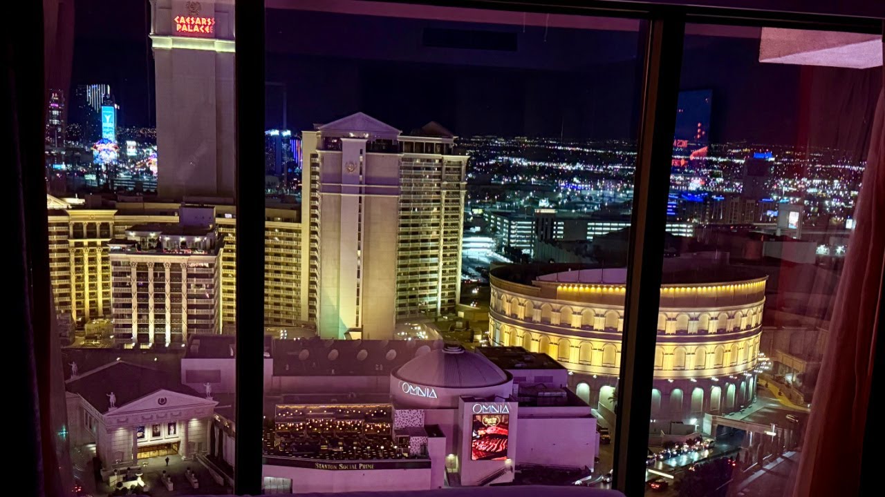 Flamingo 2 Queen Habitat Tower Strip View Room Tour: Affordable Las Vegas Casino Hotel Stay!