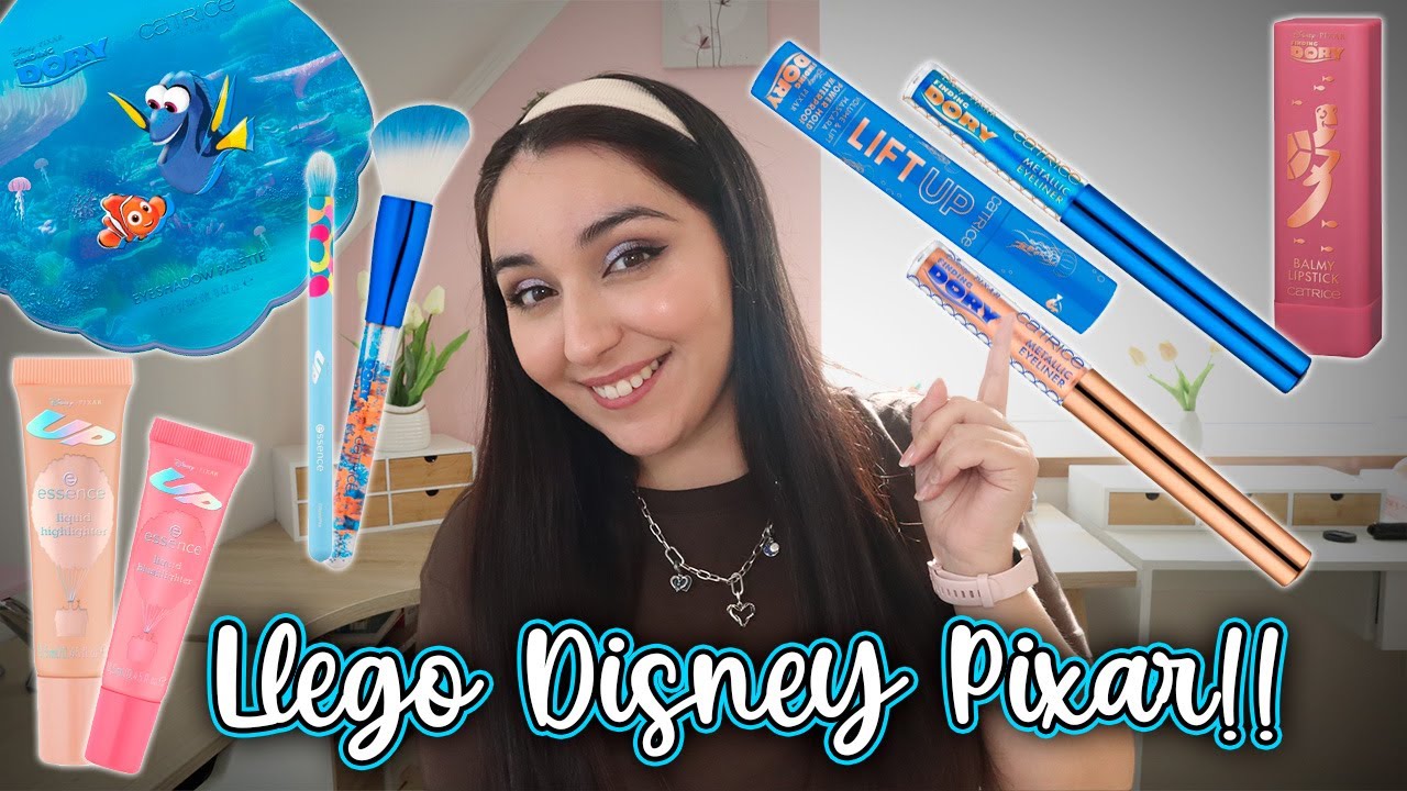 ¡Probando maquillaje de  Disney Pixar! Buscando a DORY y UP