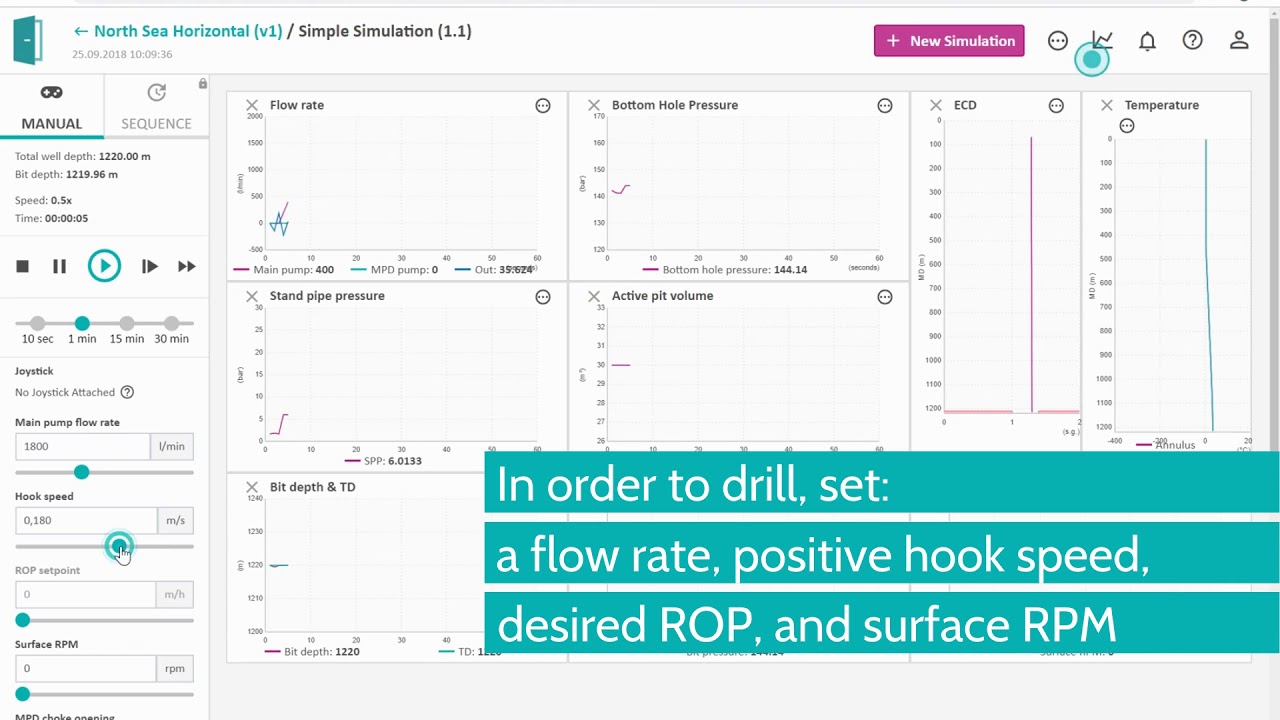 Create Simulation and Drill