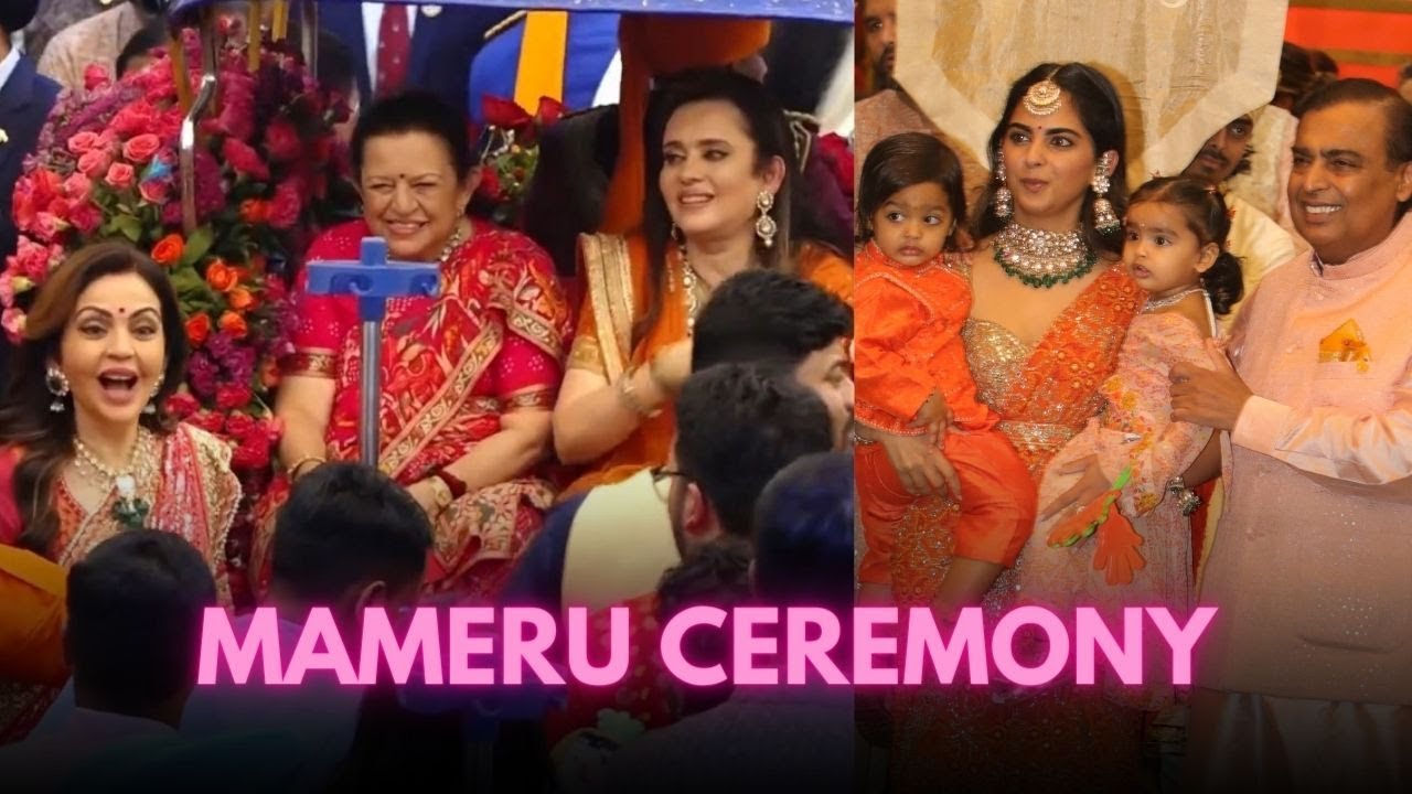 Nita Ambani Warmly Welcome Her Mother With Loving Embrace At Mameru Ceremony Of Anant & Radhika