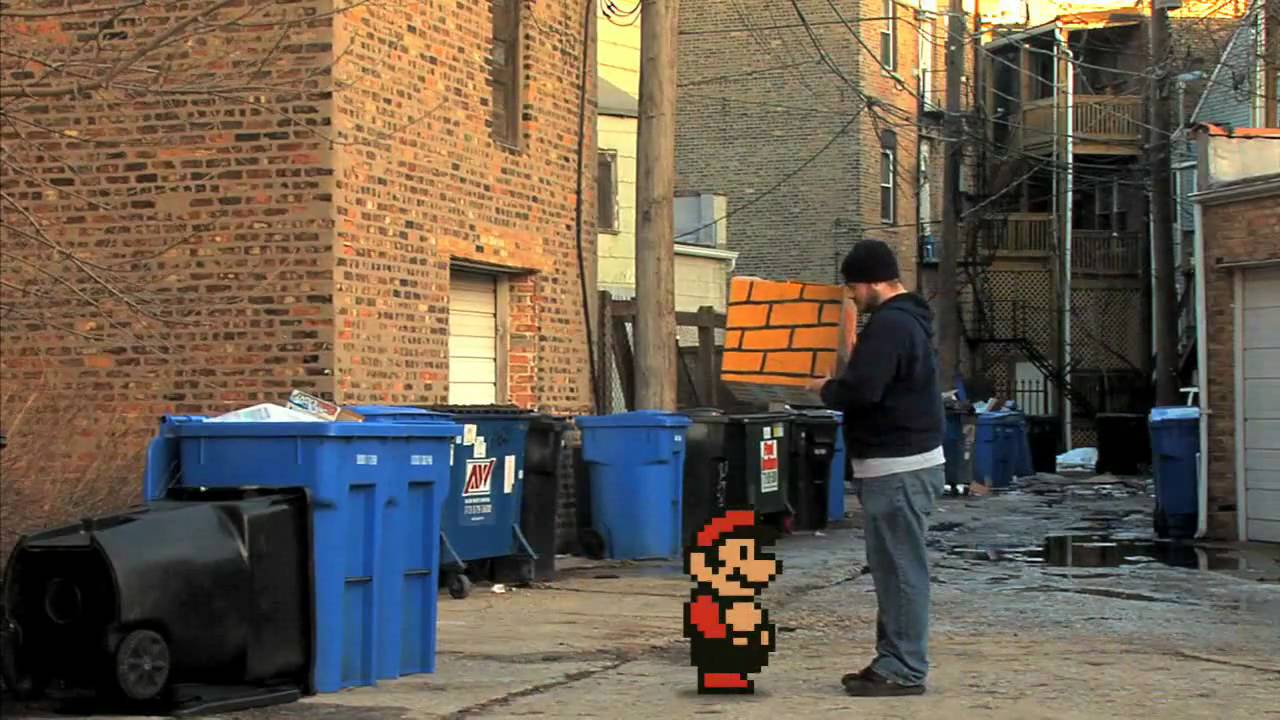 Super Mario en la vida real - Super Mario in real life