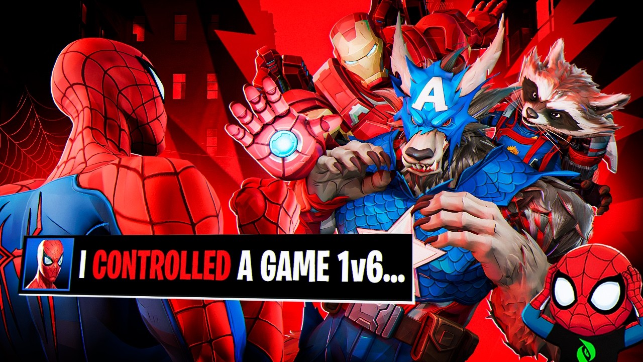 Полностью победил команду в игре Spider-Man... (Топ-500)