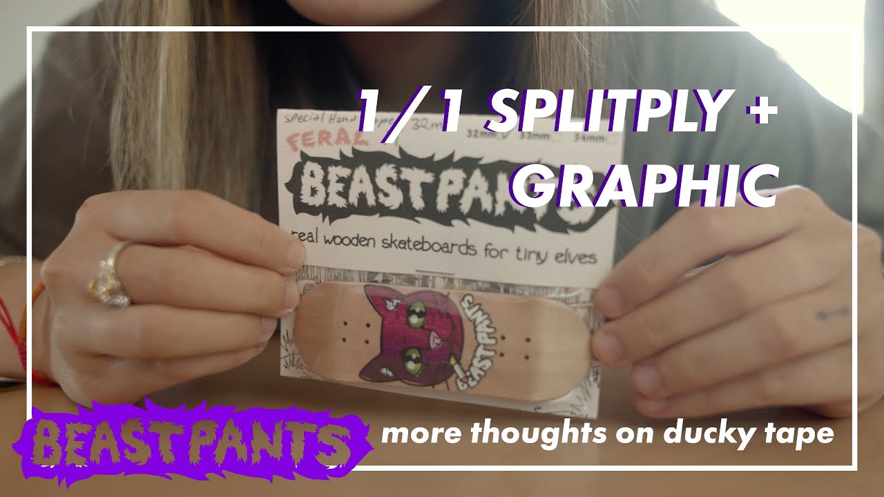 BEASTPANTS UNBOXING (Domesticated and a surprise) | Fingerboarding