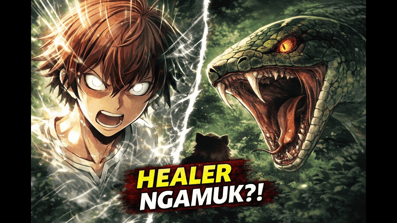 MC Makin Gila! Healer Lemah Berubah Jadi Monster di Hutan | Alur Cerita Manga