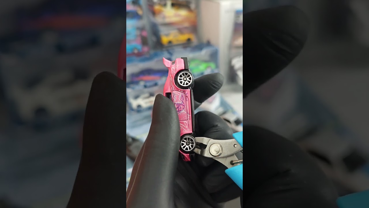 How to wheels swap your Hotwheels #hotwheels #costumehotwheels #diecast #ff #s2000
