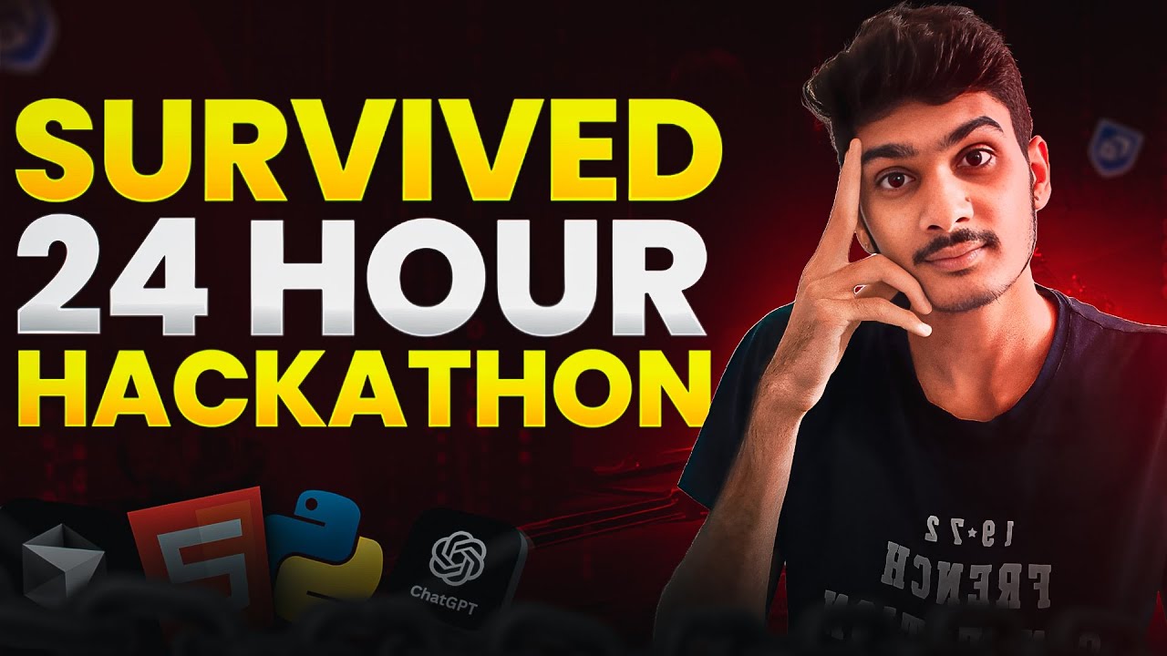 How I Survived a 24-Hour Hackathon 😱 | Sleep-Deprived Coding Marathon