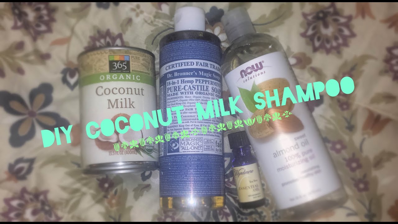 DIY Coconut Milk Shampoo & Demo