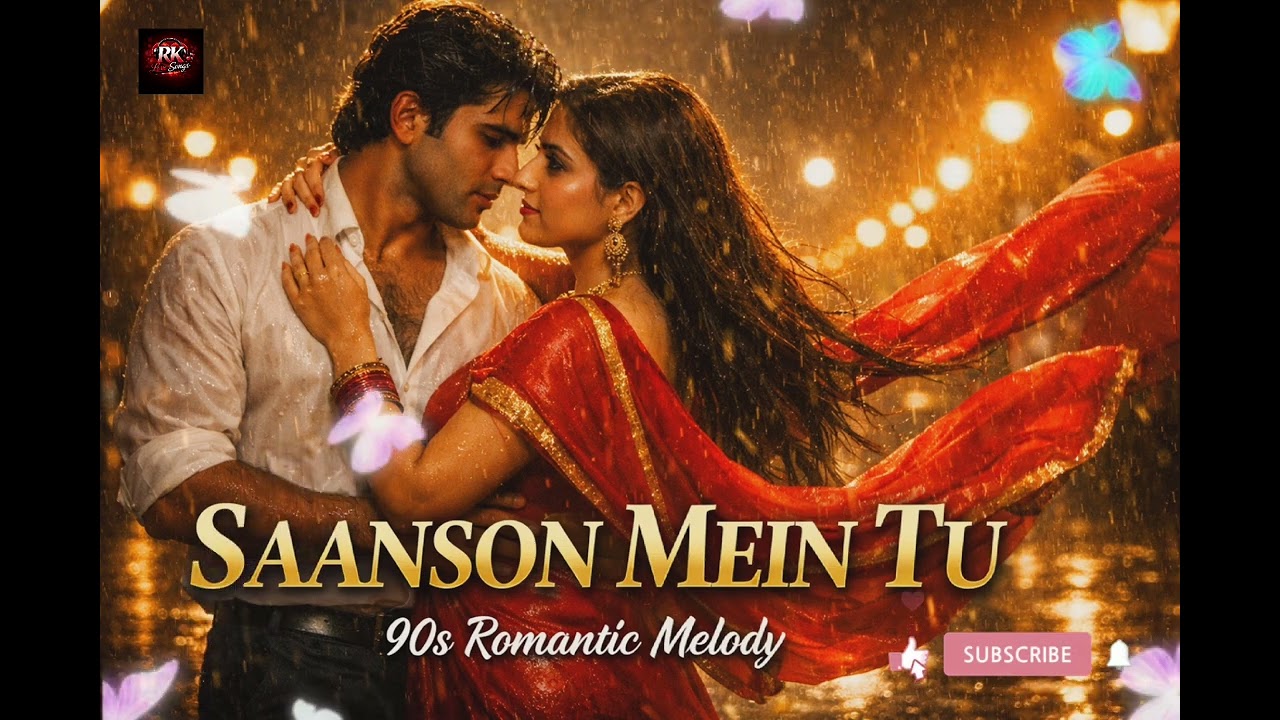 💞Saanson Mein Tu | 90s Romantic Melody | Bollywood Love🎧 Song | Udit Alka Style💞