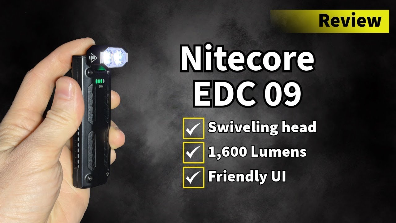 Новейший фонарь от Nitecore — EDC 09