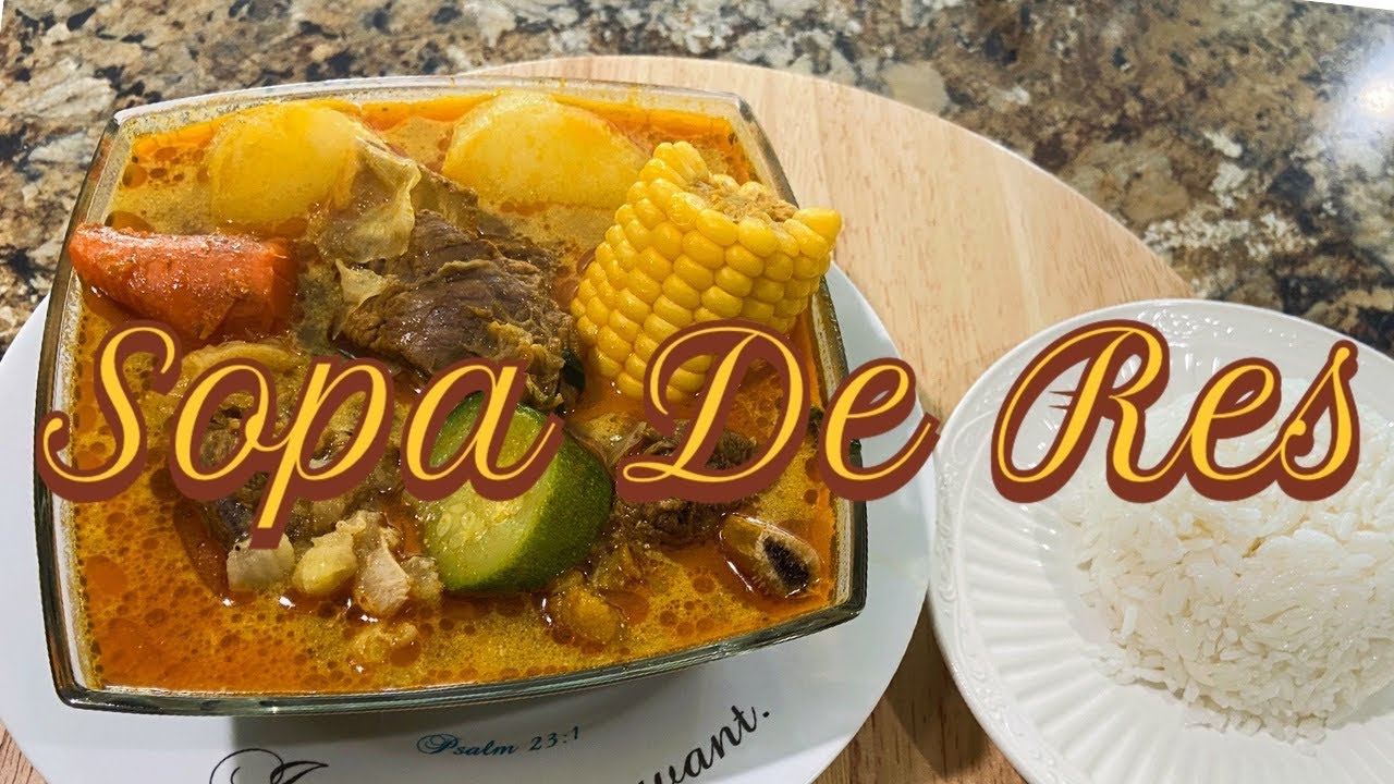 Sopa De Res Con Leche De Coco