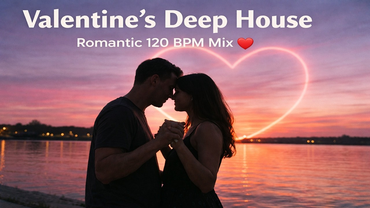 Midnight Hearts 💘 Romantic Deep House 120 BPM | Valentine’s Day Mix