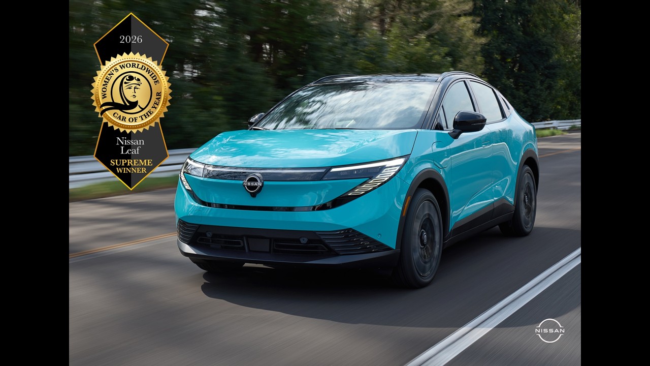 WWCOTY announces the NISSAN LEAF as the Supreme Winner of 2026.