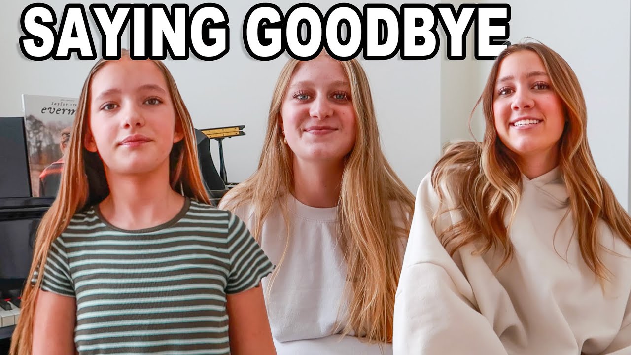 HER LAST DAY AT HOME. she's moving.