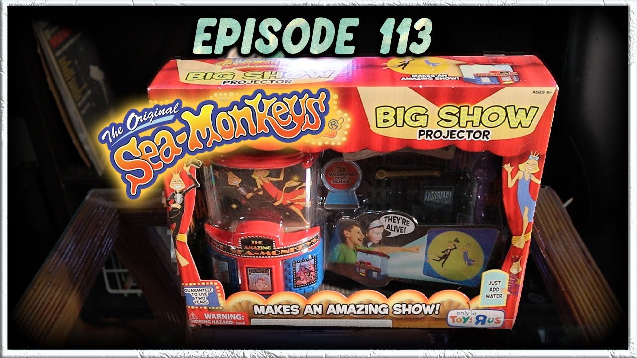 Happy New Year from AquaLab 2.0 | Sea Monkeys Big Show Projector - RARE!