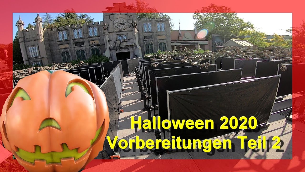 Halloween Horror Festival 2020 - Movie Park Germany - Vorbereitung Movie Park Halloween Horror Fest