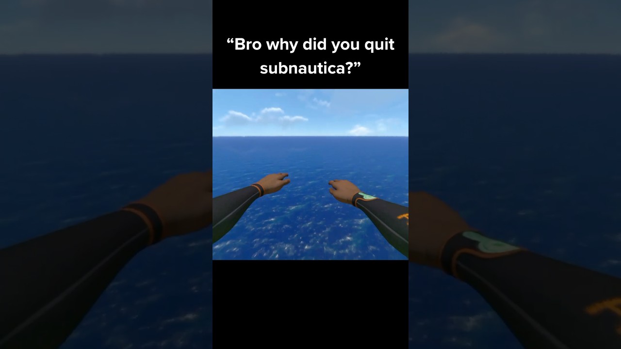 Bro I JUST spawned in 😭🙏 #subnautica #gaming