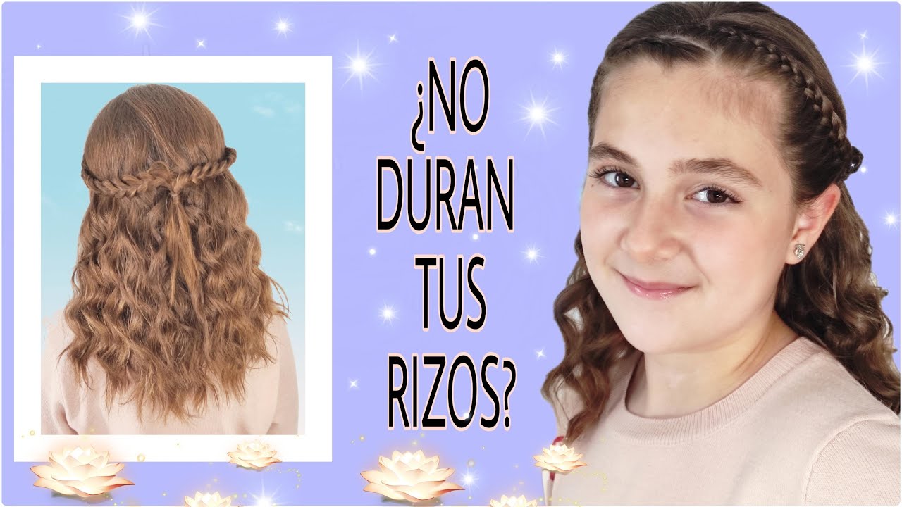 TIPS PARA HACER QUE TUS RIZOS DUREN .|PEINADO DE COMUNIÓN |TRENZADO|VEROFREELANCE