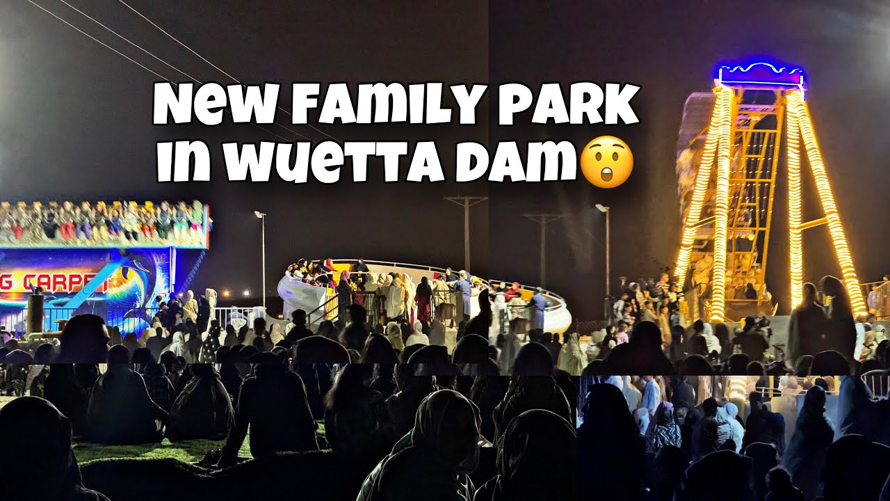 New family park in mariabad dam quetta || کوئٹہ ڈیم میں نیا فیملی پارک 🤍🎡