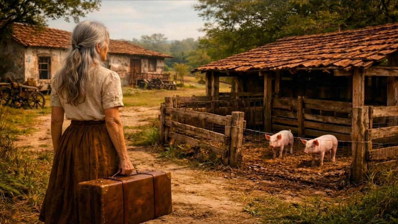 Abandonada por Sus Propios Hermanos, la Joven Compró una Granja con Cerdos… Luchó para Renacer