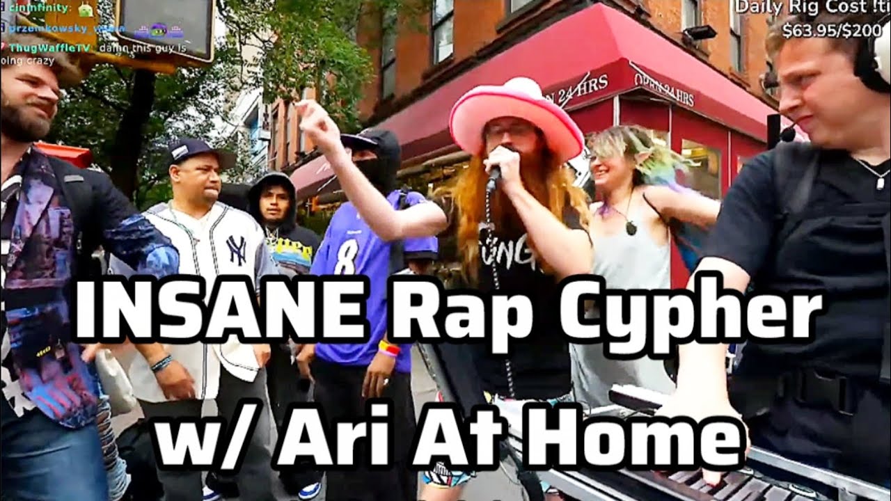 INSANE Freestyle Rap Cypher with Ari At Home - Fungi Flows + Duncan Horst