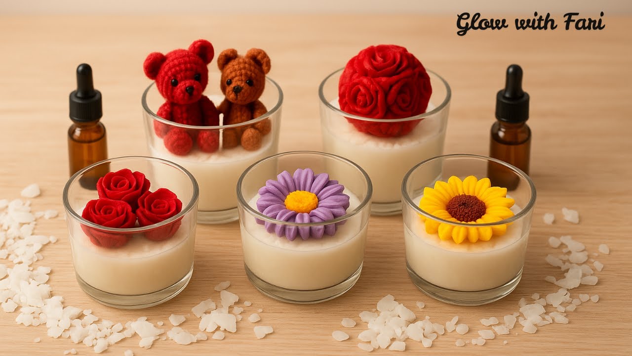 DIY Jar Candle Making | Aesthetic Homemade Candles for Beginners🕯️✨