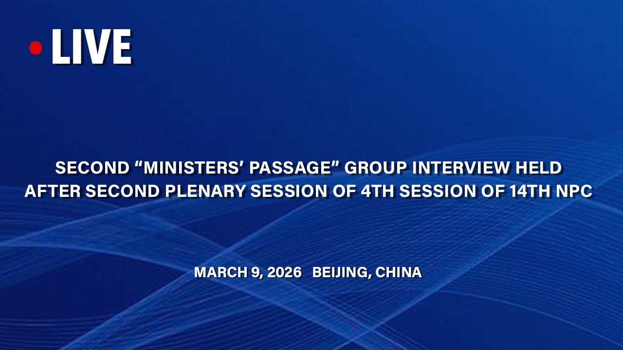 LIVE: Second Ministers' Corridor of the Fourth Session of the 14th NPC