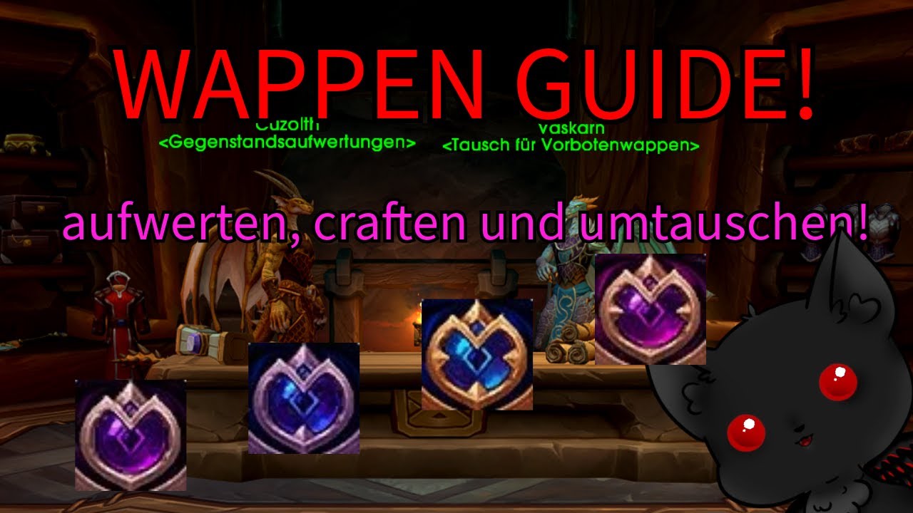 Wappen GUIDE! Alles was IHR &uuml;ber wappen wissen m&uuml;sst! Aufwerten, umtauschen und craften!