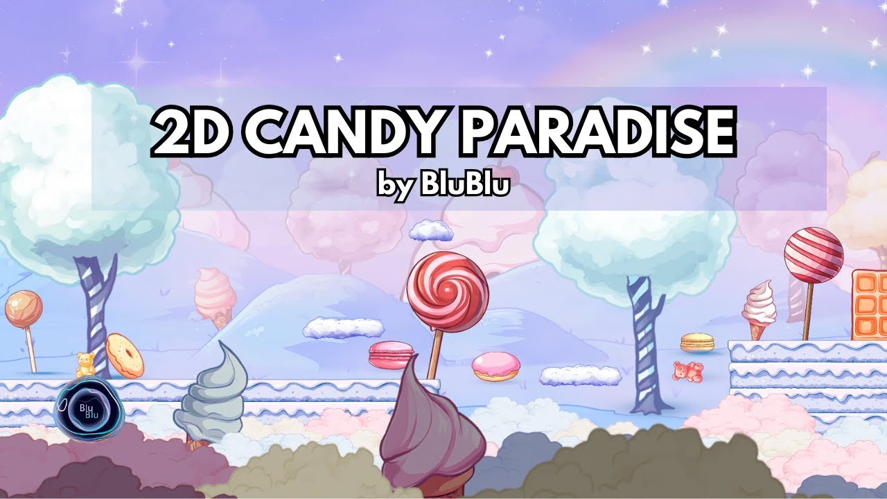 2D Platformer Candy Paradise Asset Pack - Trailer