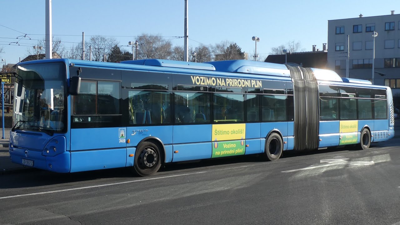 BUSES in Zagreb, Croatia // Autobusi - Zagreb ▶4K