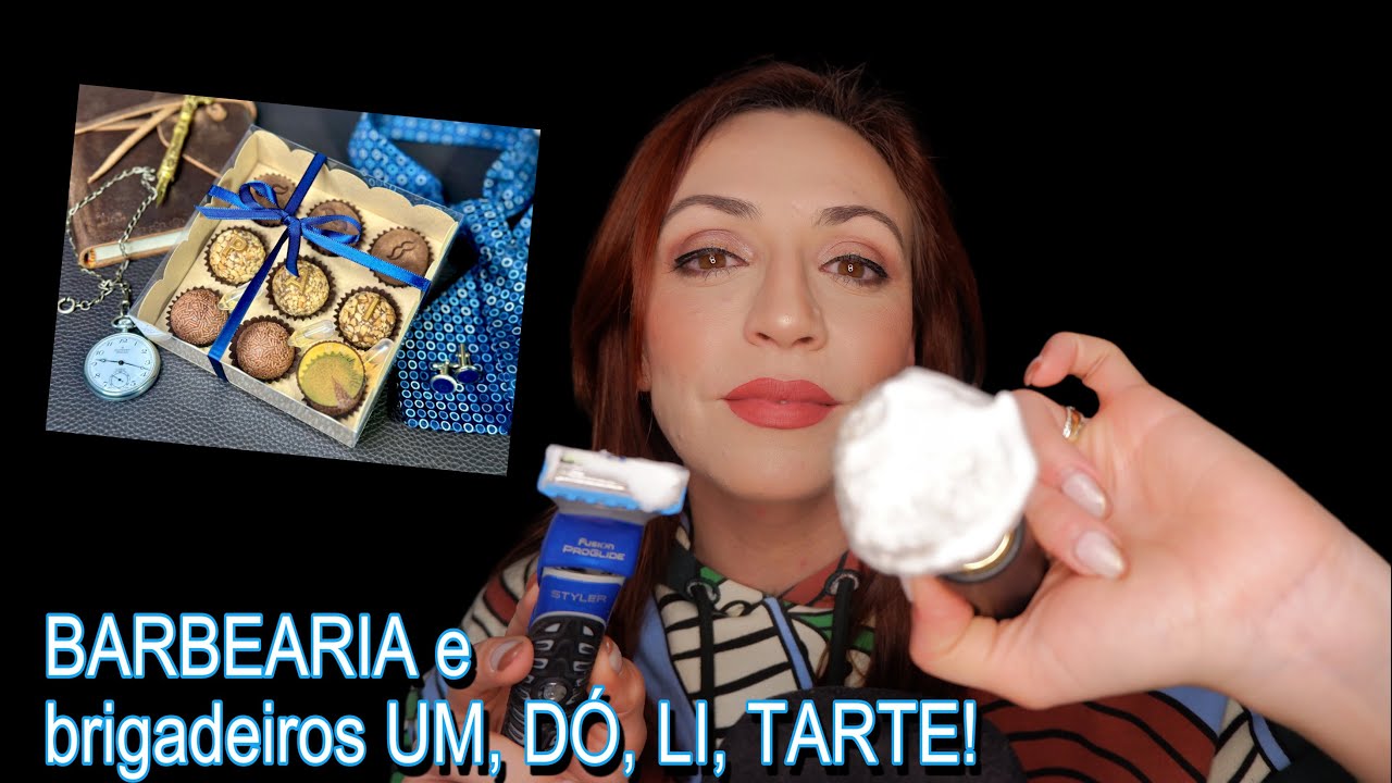 ASMR Portugal: Dia do Pai - barbearia roleplay feat Um, Dó, Li, Tarte!