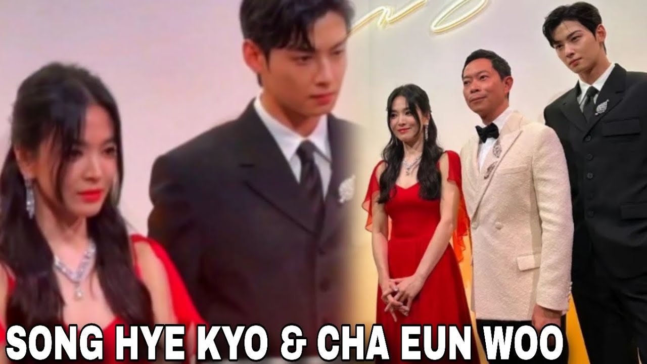 Royal Siblings SONG HYE KYO and CHA EUN WOO became VIRAL in the internet! | Chaumet Gala Venice