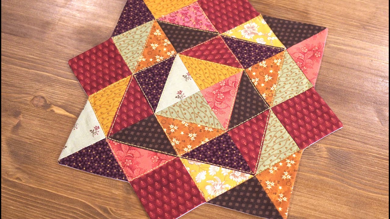 Half squares - fast sewing. Tutorial