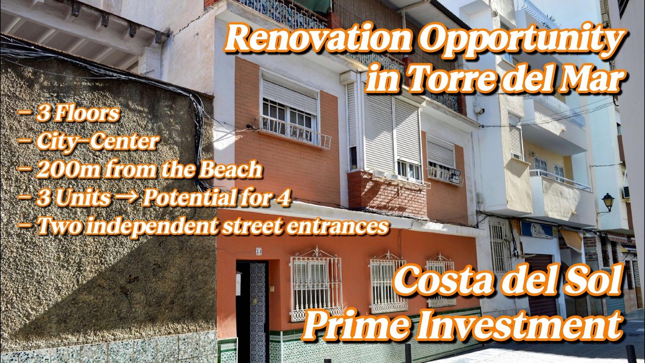 Renovation Opportunity in Torre del Mar – 200m from the Beach