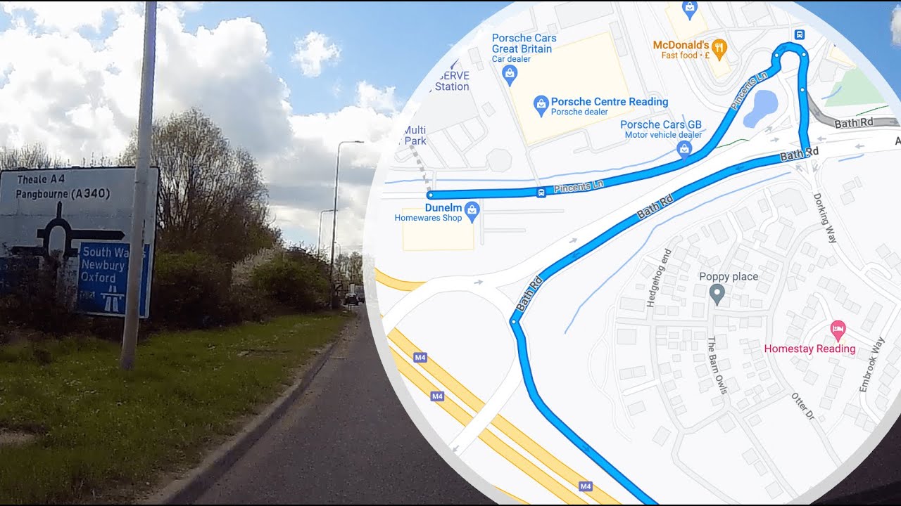 Ikea Reading Roundabout to M4 Towards London